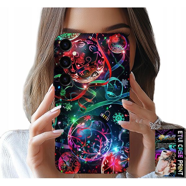 Custodia Per Samsung Galaxy S23 Fe - Baubles Natalizi, Albero Di Natale, Custodia + Pellicola-image