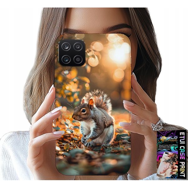 Custodia Per Samsung A12 / M12 - Sweet Squirrel, Custodia Con Design Personalizzato-image