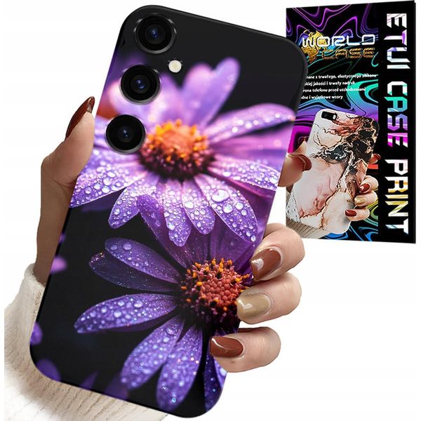 Custodia Per Samsung Galaxy S24 - Custodia Cover Fiori Rosa Margherita-image