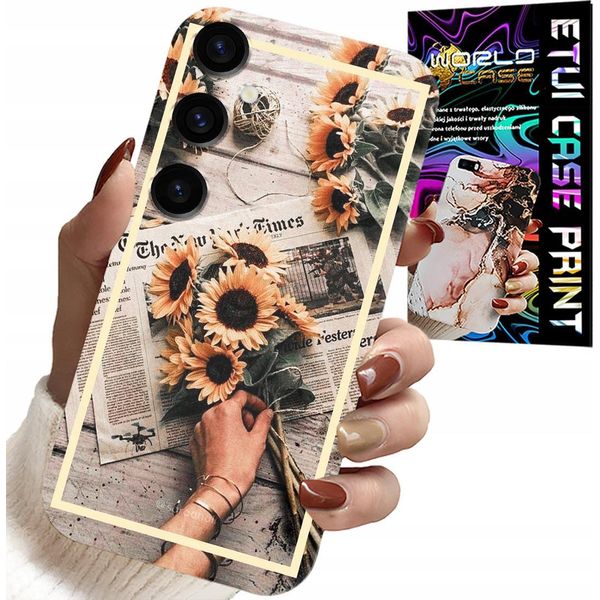 Custodia Per Samsung Galaxy S24 - Motivo Floreale Girasole Sunflower-image