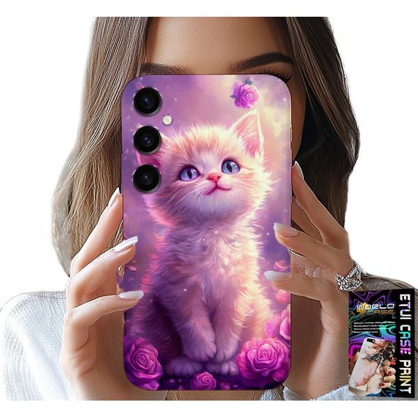 Custodia Per Samsung Galaxy S23 Fe - Simpatico Gattino, Gatto, Disegni Con Animali-image