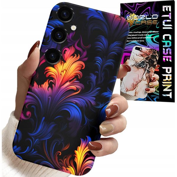 Custodia Per Samsung Galaxy S25 Plus - Motivi Astratti Colorati + Lamina-image