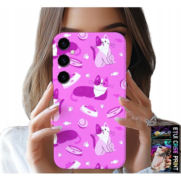 Custodia Per Samsung Galaxy S24 Fe - Love Cat, Disegni Con Gatti Gatti, Cover-image
