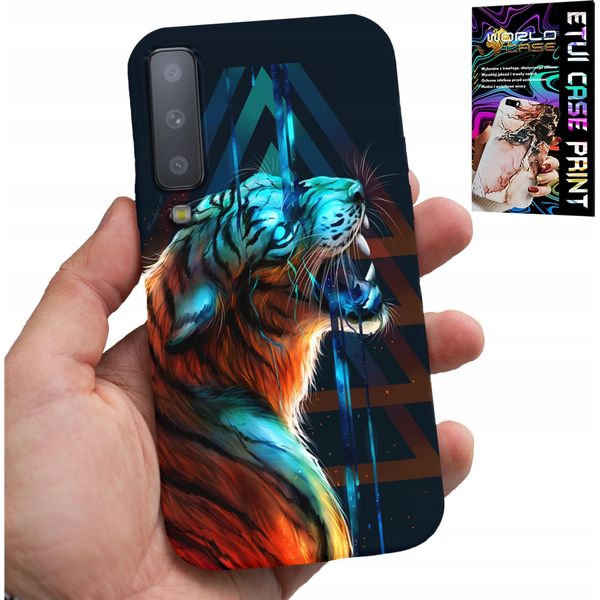 Custodia Per Samsung A7 2018 - Design Maschile Tigrato Per Custodia, Custodia-image