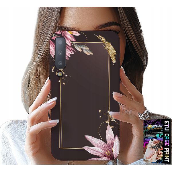 Custodia Per Samsung A7 2018 - Custodia Con Disegni Eleganti E Floreali-image