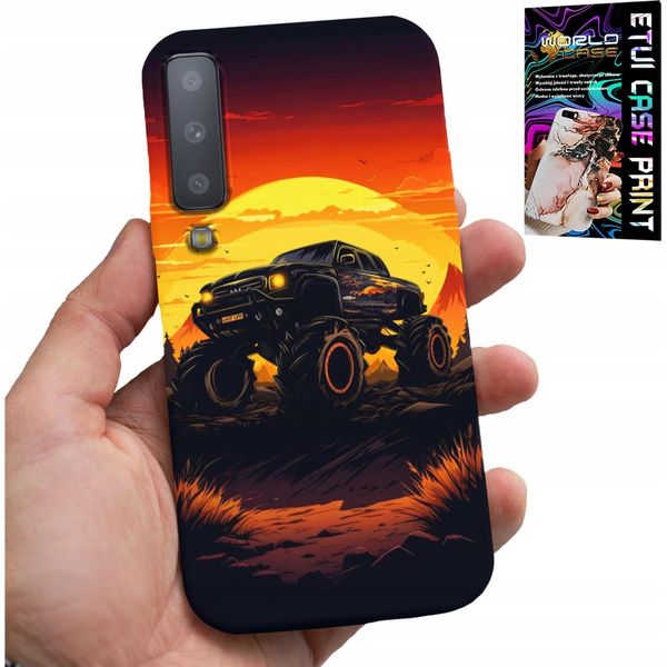 Custodia Per Samsung A7 2018 - Monstertruck, Camion, Design + Vetro-image