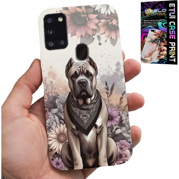 Etui Per Samsung Galaxy A21S - Gara Di Cani Design Cover + File-image