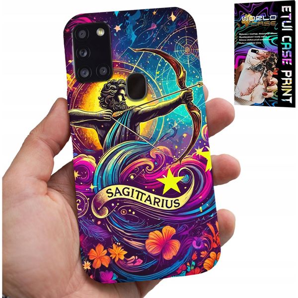 Etui Per Samsung Galaxy A21S - Segno Zodiaco, Segno Astronomia Placche-image