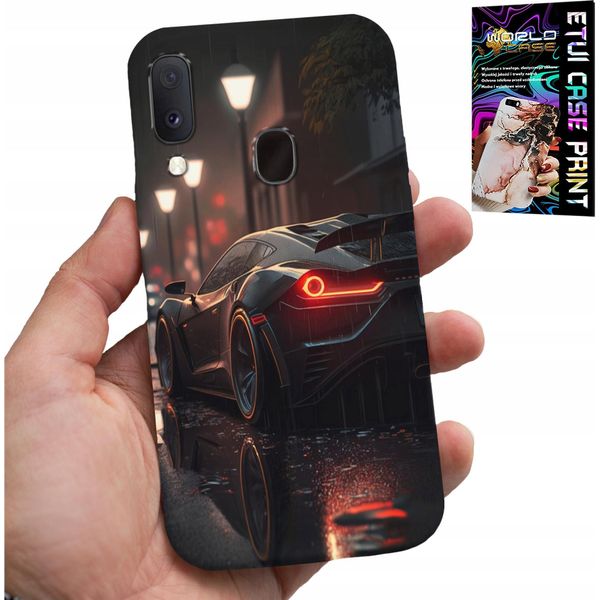 Custodia Per Samsung Galaxy A20E - Auto Sportive Fan Glass-image