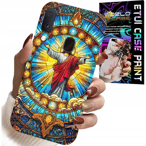 Custodia Per Samsung Galaxy A20E - Gesù Cristianesimo Religione + Vetro-image