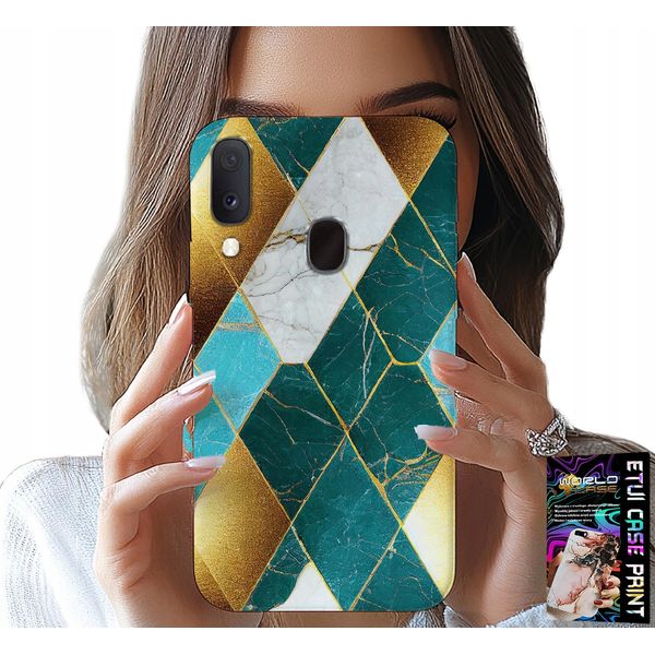 Custodia Per Samsung Galaxy A20E - Elegante Design Alla Moda Custodia + Pellicola-image