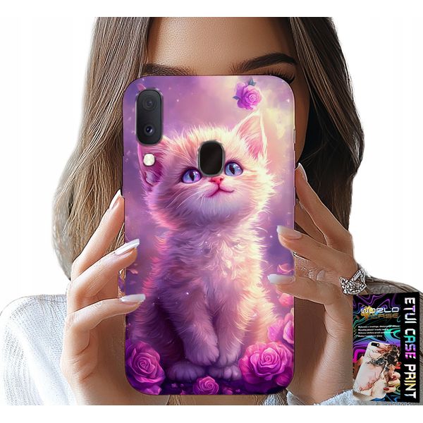 Custodia Per Samsung Galaxy A20E - Simpatico Gatto, Gatto, Disegni Di Animali-image
