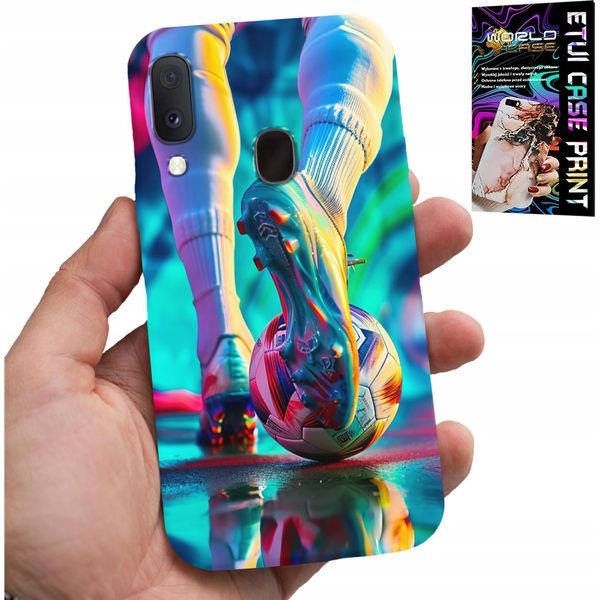 Custodia Per Samsung Galaxy A40 - Giocatori Di Calcio + Vetro-image
