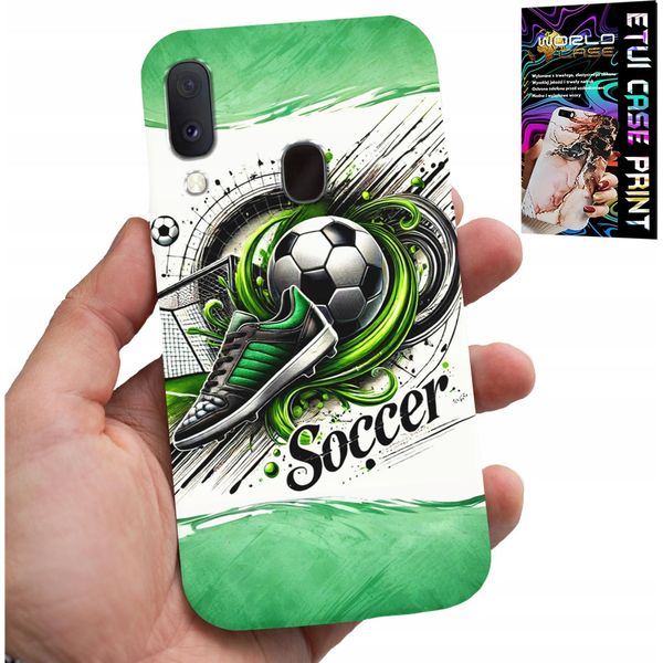 Custodia Per Samsung Galaxy A40 - Calcio, Custodia Calcio + Vetro-image