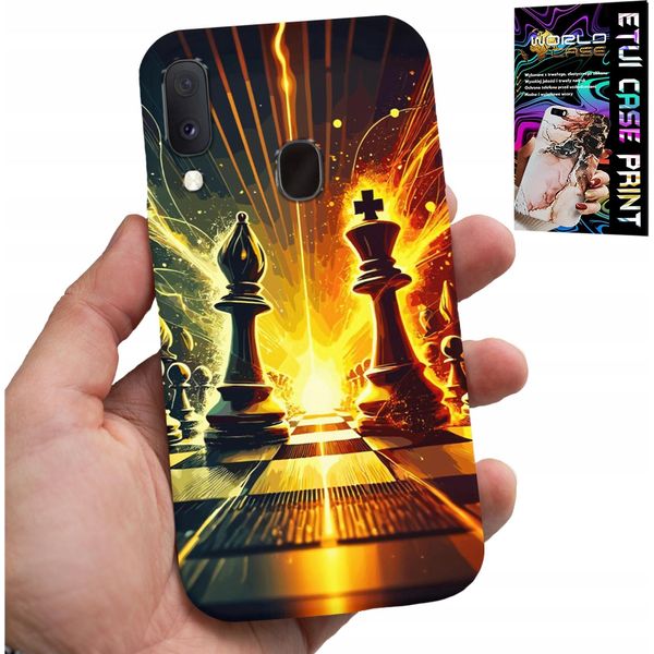 Custodia Per Samsung Galaxy A40 - Scacchiera, Per La Pedina Del Giocatore Di Scacchi-image
