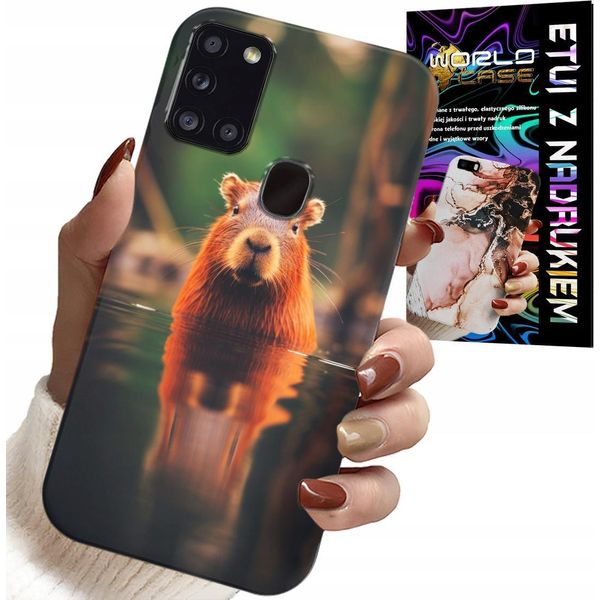 Etui Per Samsung Galaxy A21S - Capibara Dolce, Capibara, Design Multiplo-image