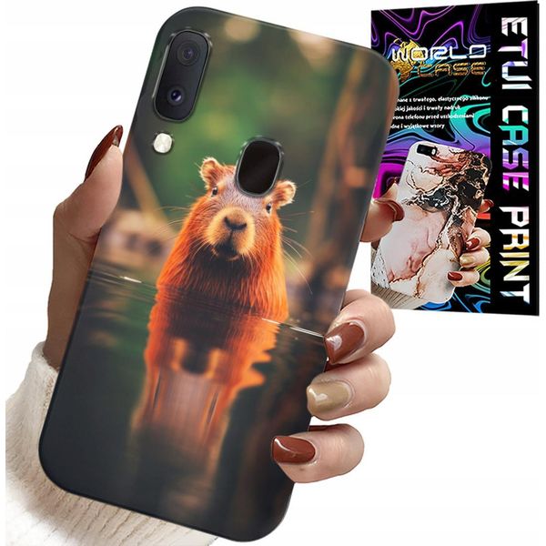 Custodia Per Samsung Galaxy A40 - Capibara Dolce, Capibara, Molti Disegni-image
