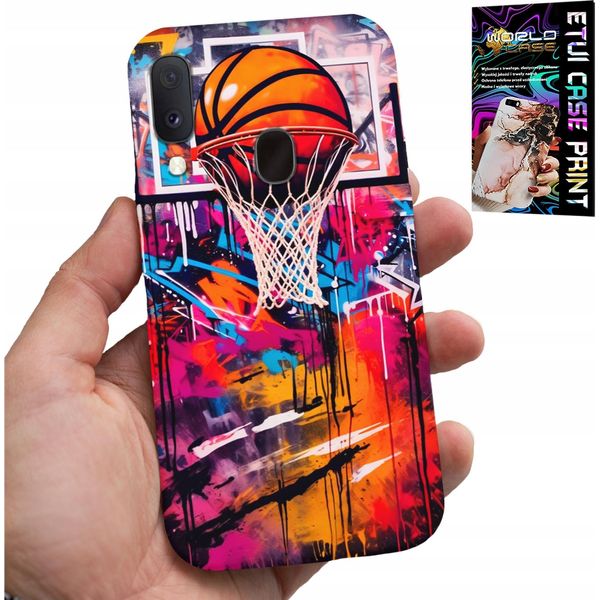 Custodia Per Samsung Galaxy A40 - Basket Nba Street Graffiti Basket Fan-image