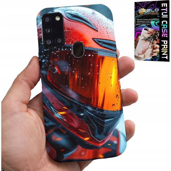 Etui Per Samsung Galaxy A21S - Motor, Fan Motorciclista Casco-image