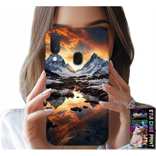 Custodia Per Samsung Galaxy A20E - Torrente, Montagne, Cime, Everest + Film-image
