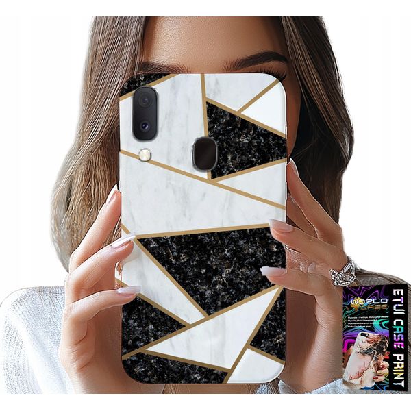 Custodia Per Samsung Galaxy A20E - Design Elegante E Alla Moda Custodia + Vetro-image