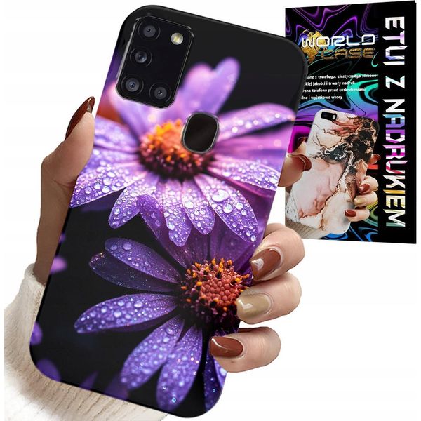 Etui Per Samsung Galaxy A21S - Taschetto Passeggero A Fiori-image