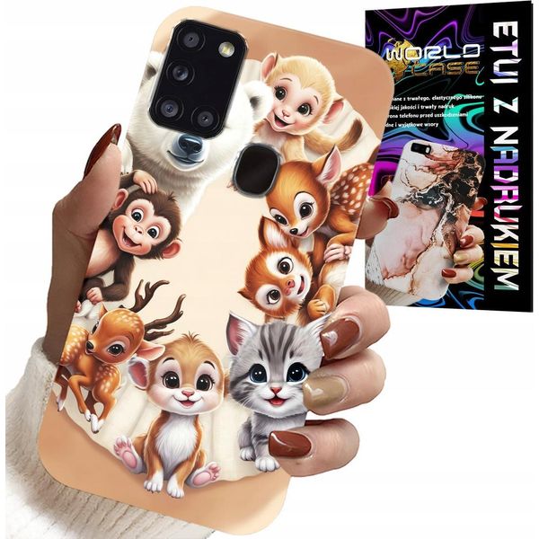 Etui Per Samsung Galaxy A21S - Caso Animale Per Bambini-image