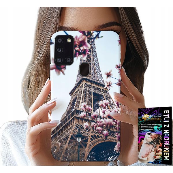 Etui Per Samsung Galaxy A21S - Parigi Torre Eiffel Luoghi Bellissimi-image