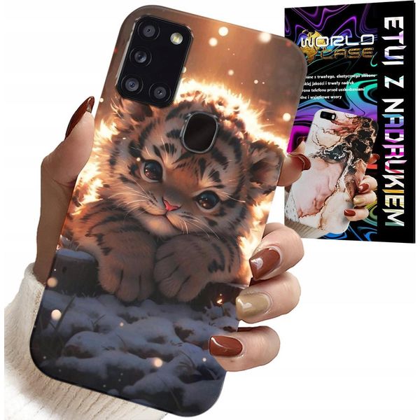 Etui Per Samsung Galaxy A21S - Con Cassetta Cutler Tiger-image