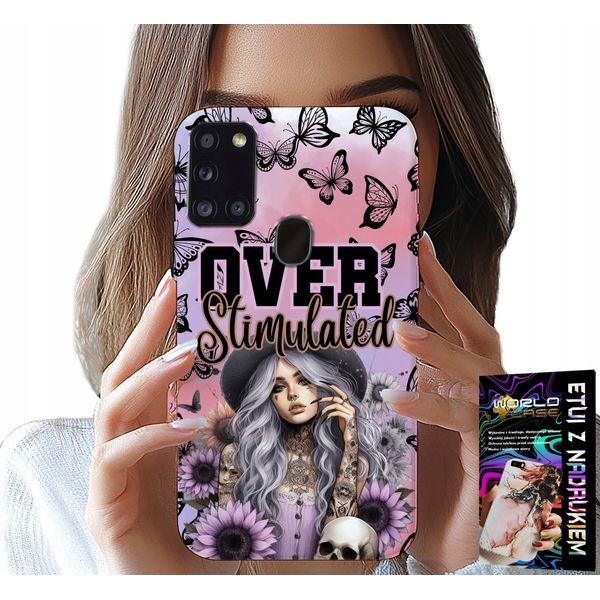 Etui Per Samsung Galaxy A21S - Stimolato, Decorazione Avanti, Caso-image