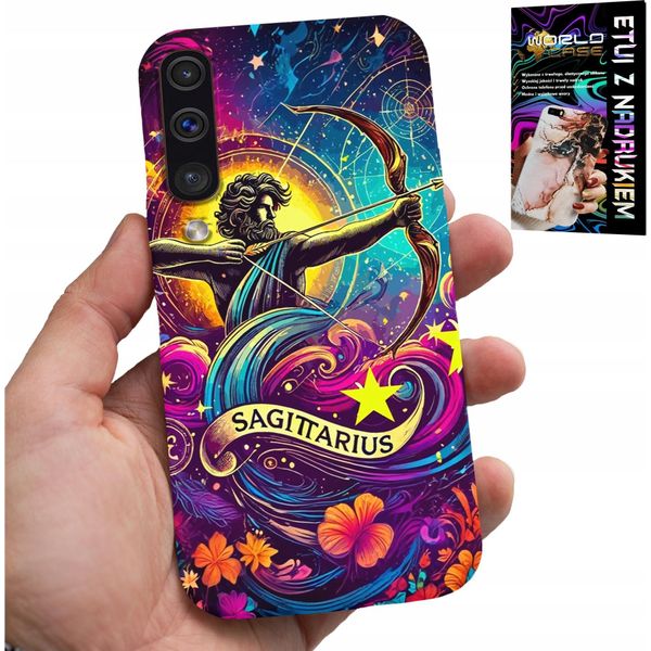 Custodia Per Samsung A50 / A30S - Segno Zodiacale, Dorso Astronomico Sagittario-image