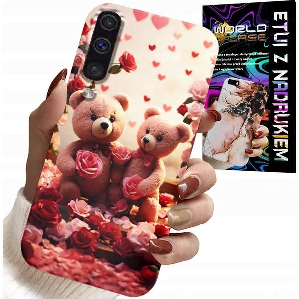Custodia Per Samsung Galaxy A70 - Orsacchiotti, Ti Amo, Cuori Tanti Design Per La Custodia-image
