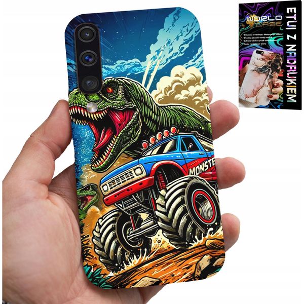 Custodia Per Samsung A50 / A30S -Dinosauro In Design Monstertruck Per Bambini-image