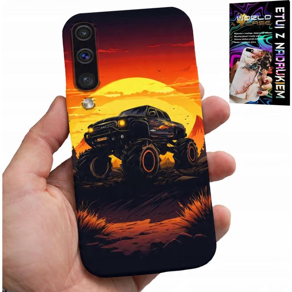 Custodia Per Samsung Galaxy A70 - Monstertruck, Camion, Design + Vetro-image