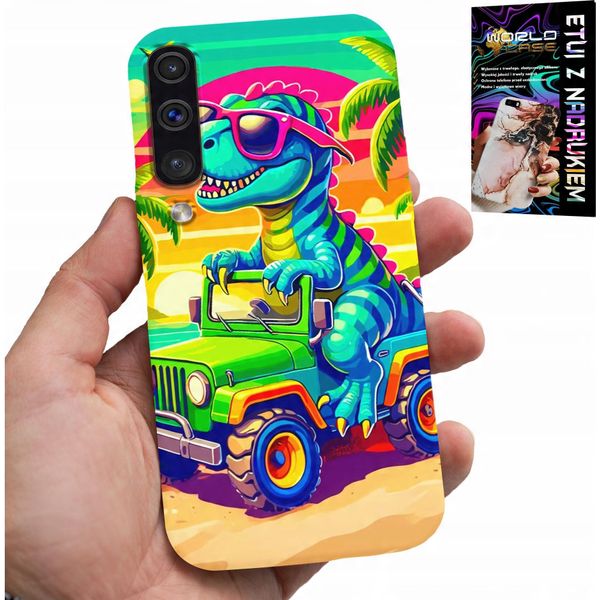 Custodia Per Samsung A50 / A30S - Dinosauro In Un Camion Per Bambini-image