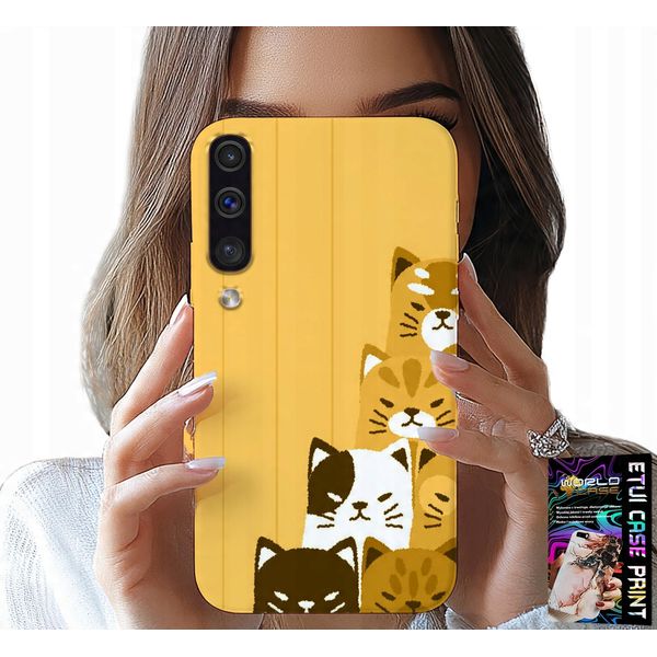 Custodia Per Samsung Galaxy A70 - Love Cat, Disegni Con Gatti, Custodia + Vetro-image