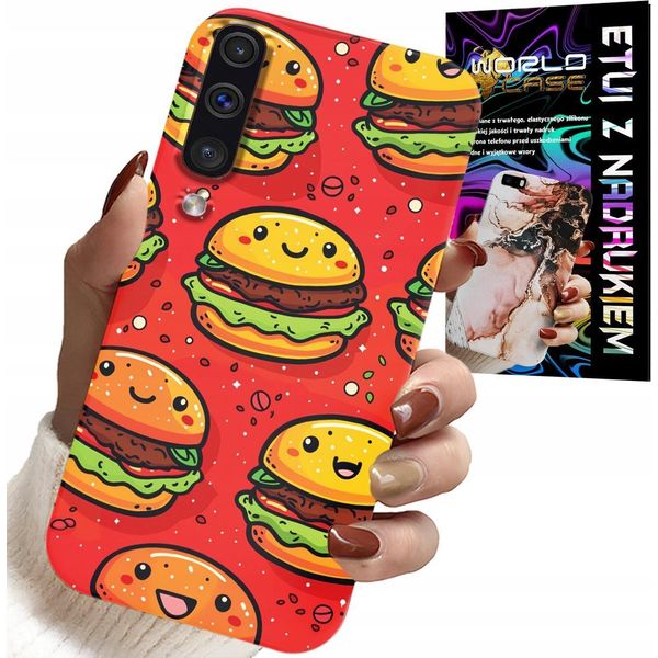 Custodia Per Samsung A50 / A30S - Cover Sweet Smiling Burgers-image