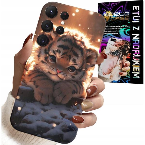 Etui Per Samsung Galaxy S22 Ultra - Con Custodia Cutler Tiger - In Stampaggio-image