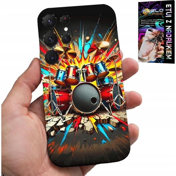 Etui Per Samsung Galaxy S22 Ultra - Rock Percussione Rock & Roll + Foil-image