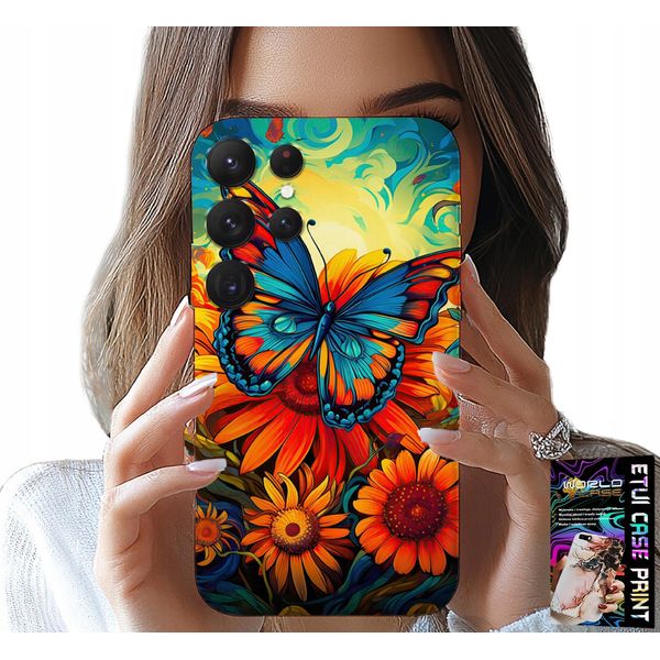 Etui Per Samsung Galaxy S22 Ultra - Fiori Motili Fiori Rosa Involucro-image