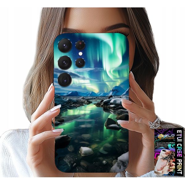 Custodia Per Samsung Galaxy S25 Ultra - Alaska Aurora Boreale + Vetro-image