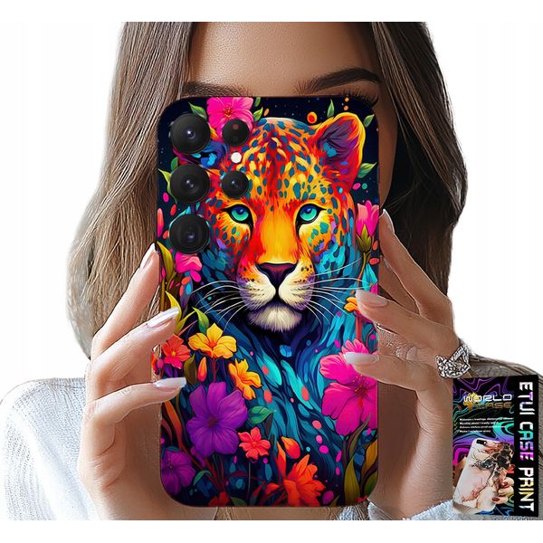 Etui Per Samsung Galaxy S23 Ultra - Flower Tiger Talk + File-image