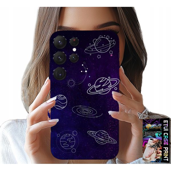 Etui Per Samsung Galaxy S22 Ultra - Pianeti Cosmos Stelle Modelli Galassia-image