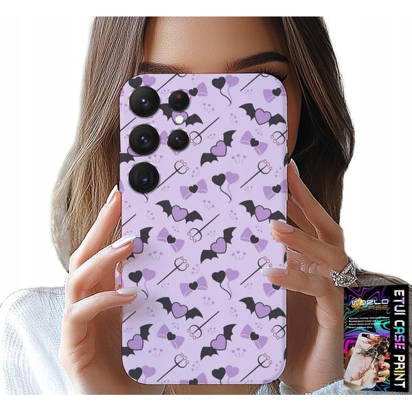 Etui Per Samsung Galaxy S22 Ultra - Design Moderno Cuori Coccoli Cartone-image