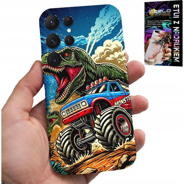 Etui Per Samsung Galaxy S22 Ultra -DINOSAURO In Monstertruck Modelli Per Bambini-image