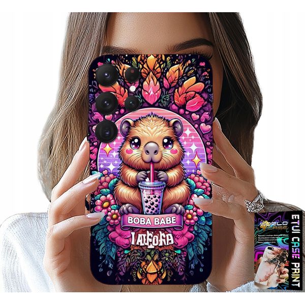 Etui Per Samsung Galaxy S22 Ultra - Sweet Kapibara Con Stagione, Design Super-image