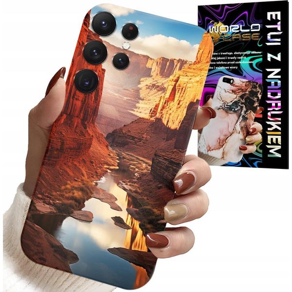 Etui Per Samsung Galaxy S22 Ultra - Cassa Grande Design Canyon-image