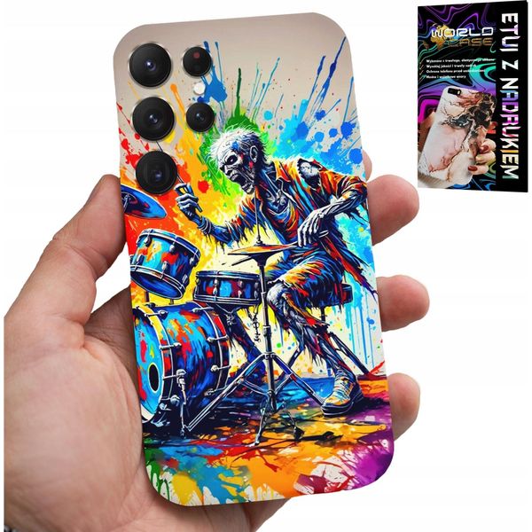 Etui Per Samsung Galaxy S22 Ultra - Copertura Percussioni Rock-image