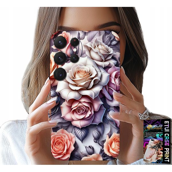 Custodia Per Samsung Galaxy S25 Ultra - Design Floreale Rosa Fiori Custodia-image