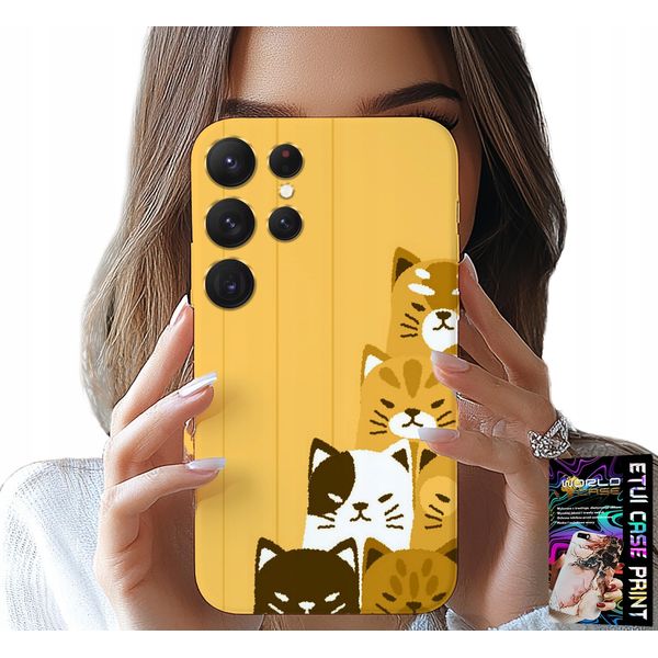 Custodia Per Samsung Galaxy S24 Ultra - Love Cat, Disegni Con Gatti, Custodia + Vetro-image